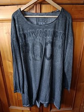 Langarmshirt Damen Grau Antrazit Rock Strassteinchen s.Oliver Triangle 50