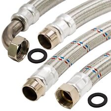 Hauswasserwerk Edelstahl Flexschlauch 1 Zoll Panzerschlauch Sanitär