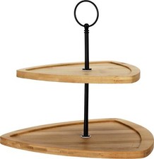 Etagere dreieckig aus bambus - dreieckig,