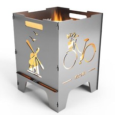 MOCAVI Edelstahl Feuerkorb Vakantie 52 cm | 3 mm V2A