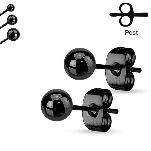 2er set ohrstecker studs kugel - set,