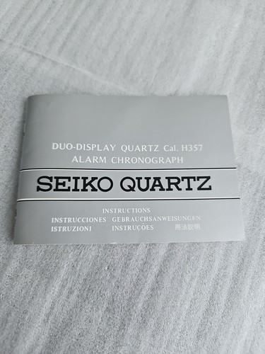 Seiko h357 duo - seiko, duo-display