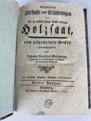 1777 forstwirtschaft förster - 1777,
