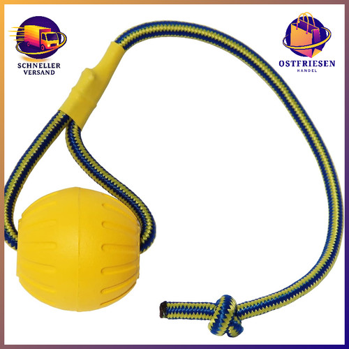 Hundeball mit seil schwimmend - hundeball,