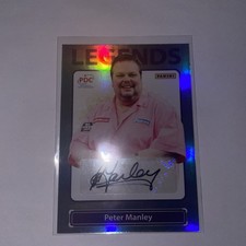 Peter Manley- Auto 15/75 - Panini Darts PDC Championship 2025 – Rarität Legende