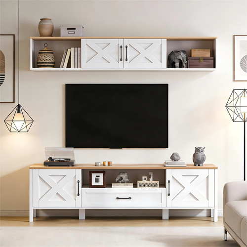2er wohnwand set schrank - tv,