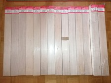 14 Pakete Balsaholz Balsabrett Balsabrettchen 100mmx1000mm Graupner Mikroschliff