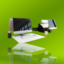 Durable 712319 Schreibunterlage Transparent 650x500mm, rutschfest, klar