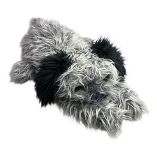 Folkmanis Handpuppe Hund grau schwarz ca. 47 cm lang