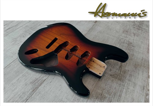 Roasted swamp ash guitar - roasted,