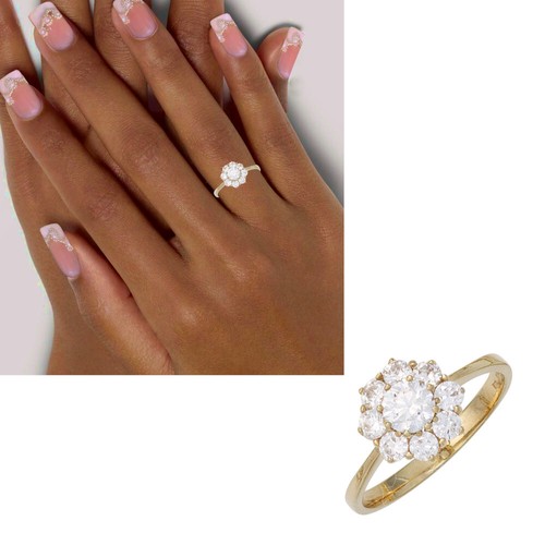 Damen ring gold 375 gelbgold - damen,