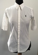 Damen Bluse Ralph Lauren Sport in Farbe weiß, Größe 34