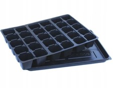 Set Anzuchtplatte Topfplatte 30 Töpfe Multitopf Multitopfpalette + Untersetzer