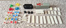 Lego - Elektro - 9V - Licht/Sound/Batteriekasten/Motor - 90er Jahre -  106 Teile