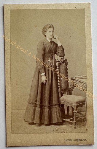 Orig cdv foto - fotografie, frau
