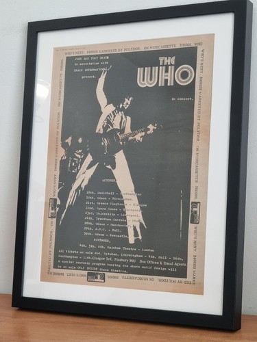 The who original framed promo - who,