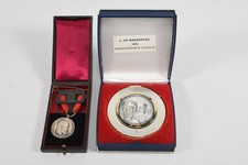 Q28T26- Orden Wilhelm II König Baden Württemberg und Medaille Hans Filbinger