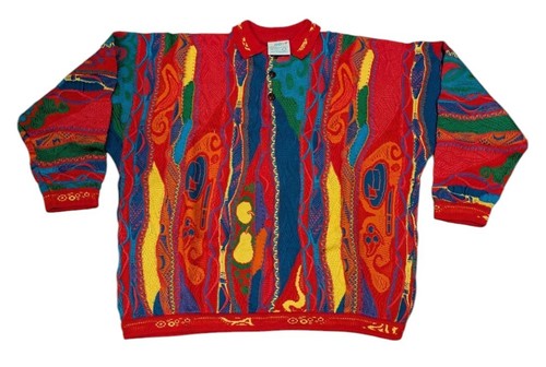Coogi sweater fruit design - -,