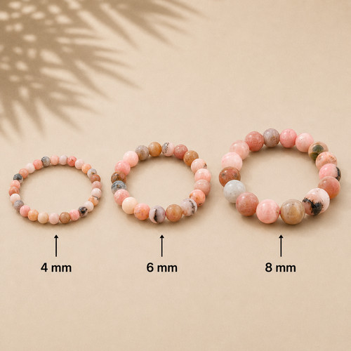 Pinkes opal edelstein armband - pinkes,
