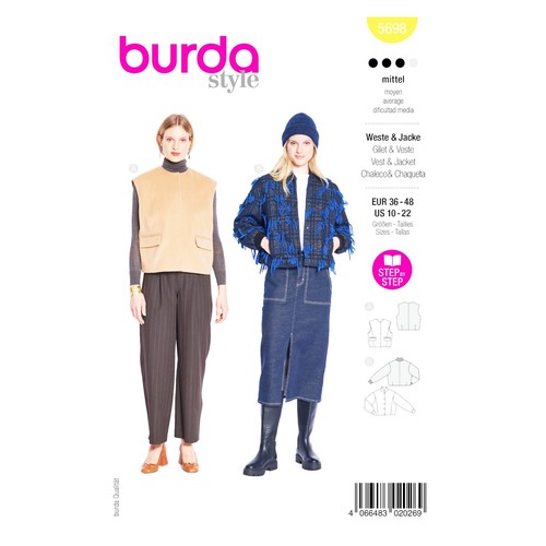 Burda style schnittmuster - schnittmuster, nr