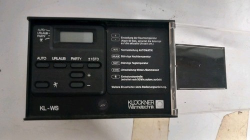 Klöckner heizungsregler - klöckner,