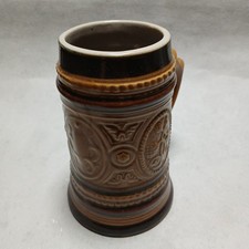 Älterer DDR Bierkrug Steingut