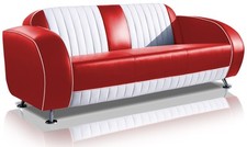 G63R Bel Air Fifties Style Designer Sofa Wohnzimmer Sessel Retro USA 50er Jahre 