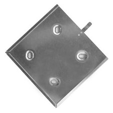 ADR A.D.R Halter für Gefahrenzettel mit Metallfeder Stahlblech