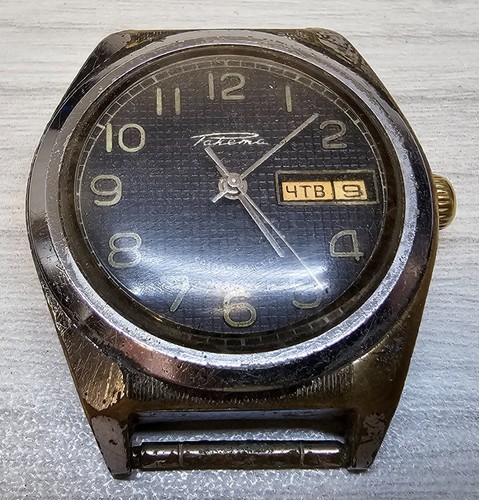 Vintage mechanische uhr raketa - vintage,