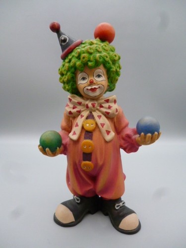 Holz clown geschnitzt - clown,