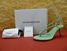 Victoria Beckham ESTELLE Damen Schuhe Zehentrenner Sandalen turquoise aqua Gr.40