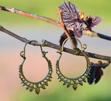 Ohrringe Messing Ohrschmuck