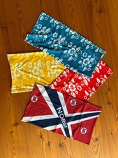 4 x Motorrad Loop Schlauch Schal Tuch Bandera Halstuch  Komplettpreis