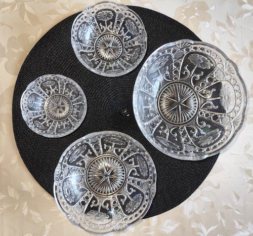 Glasschalen set kristallglas - kristallglas, /