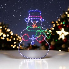 LED Schneemann ca.  80 x 55 cm