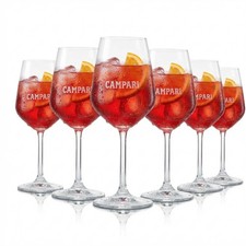 6x Campari Glas 0,48l