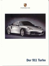 Porsche 911 996 Turbo - Prospekt und Preisliste - Modelljahr 2002