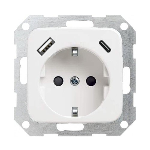 230 steckdose mit - v, usb-a