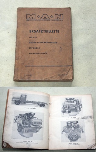 Ersatzteilliste man 758 - man, l1