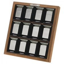 ZIPPO  Vitrine für 12