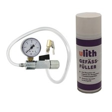 Gefäßfüller 400ml mit Adapter für Ausdehnungsgefäße mit Absperrung und Manometer
