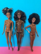 Mattel Black Barbie Bundle Fashionistas Konvolut 3x Doll Collector Bendable Legs