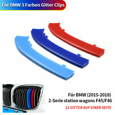 M Farben Insert Frontgrill Kühlergrill Nieren Trim für BMW 2er F45 F46 2015-2018