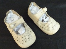 alte Kinder Puppen Schuhe aus weichem Echtleder wohl Ziegenleder für große Puppe