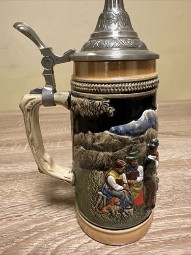 Handarbeit bierkrug keramik - bierkrug,
