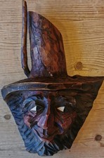 Geschnitzter Kopf, Wurzelsepp, Waldgeist