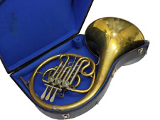 Rares Antikes Blasinstrument Messing Kurt Schippmann Weidenau/Sieg im Koffer