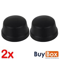 Knopf Radioknopf Schwarz 2X