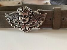 DAMEN NURAGE GÜRTEL  exklusiver EYECATCHER LEDER 95er Länge ENGEL VERSCHLUSS❤️