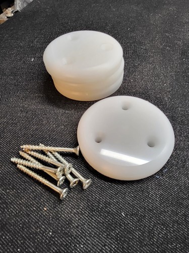 Pom gleiter rund ø75mm - 4x, pom-gleiter
